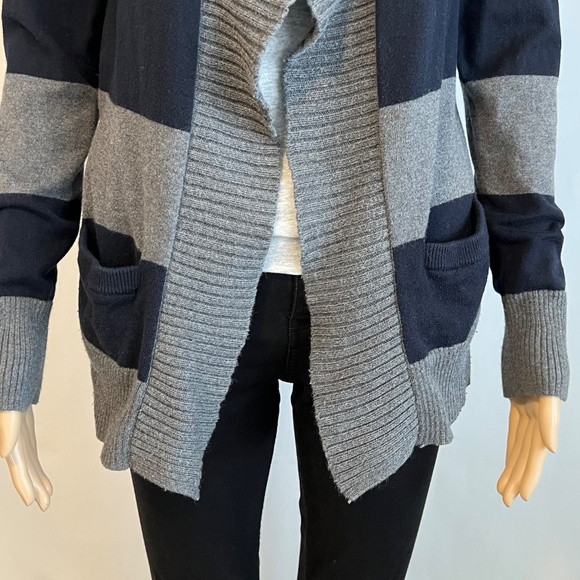 Abercrombie and Fitch Vintage Open-front Cardigan Cashmere-Wool Blend Size M - Picture 6 of 7
